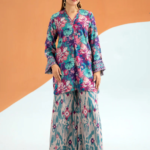 ECHO by GJ Premium Bana Dora Linen Printed 2 Piece Suit – Unstitched