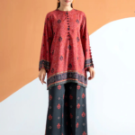 ECHO by GJ Premium Bana Dora Linen Printed 2 Piece Suit – Unstitched