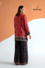 ECHO by GJ Premium Bana Dora Linen Printed 2 Piece Suit – Unstitched - Image 2