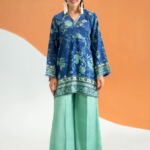 ECHO by GJ Premium Bana Dora Linen Printed 2 Piece Suit – Unstitched