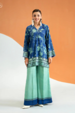 ECHO by GJ Premium Bana Dora Linen Printed 2 Piece Suit – Unstitched