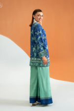 ECHO by GJ Premium Bana Dora Linen Printed 2 Piece Suit – Unstitched - Image 2