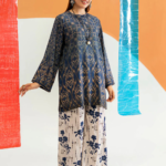 ECHO by GJ Premium Bana Dora Linen Printed 2 Piece Suit – Unstitched