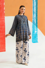 ECHO by GJ Premium Bana Dora Linen Printed 2 Piece Suit – Unstitched