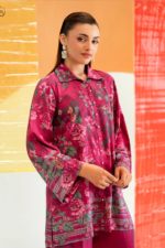 ECHO by GJ Premium Bana Dora Linen Printed 2 Piece Suit – Unstitched