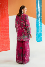 ECHO by GJ Premium Bana Dora Linen Printed 2 Piece Suit – Unstitched - Image 3