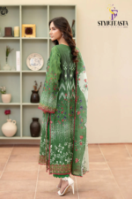 Morja by Gullji Cotton Lawn 3PC Unstitched Collection with Embroidered Neck & Chiffon Dupatta - Image 2